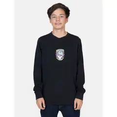 MAUI AND SONS - Polera ML RayVibe Negro Infantil - Negro