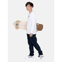 Polera ML Zkin Blanco Infantil - Blanco