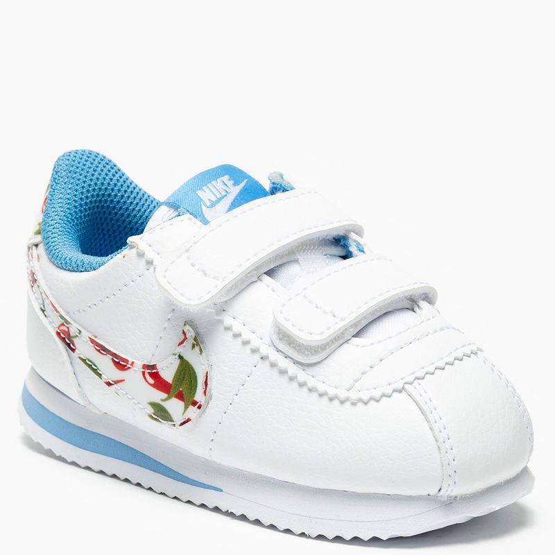 NIKE - Cortez Basic Sl Se Btv Zapatilla Urbana Niña Cuero Blanca (17.5 a 26) Nike