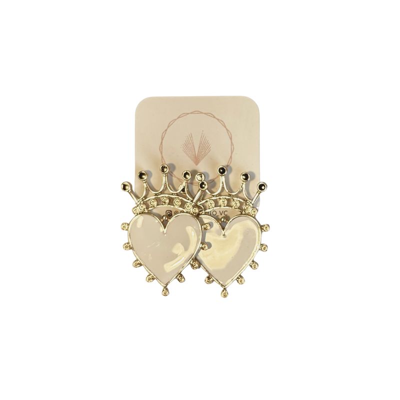 VC ACCESORIOS - Aros Corazón Coronado