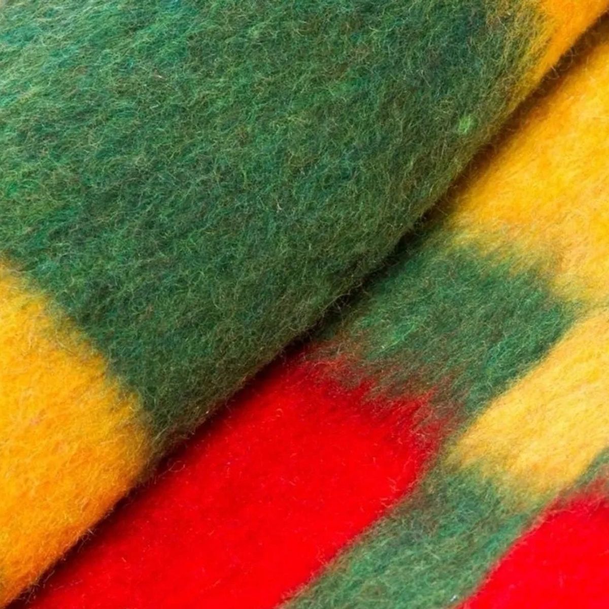 GENERICO - Frazadas de lana para cama tamaño 1 plaza y media cuadrille 160x200 cm