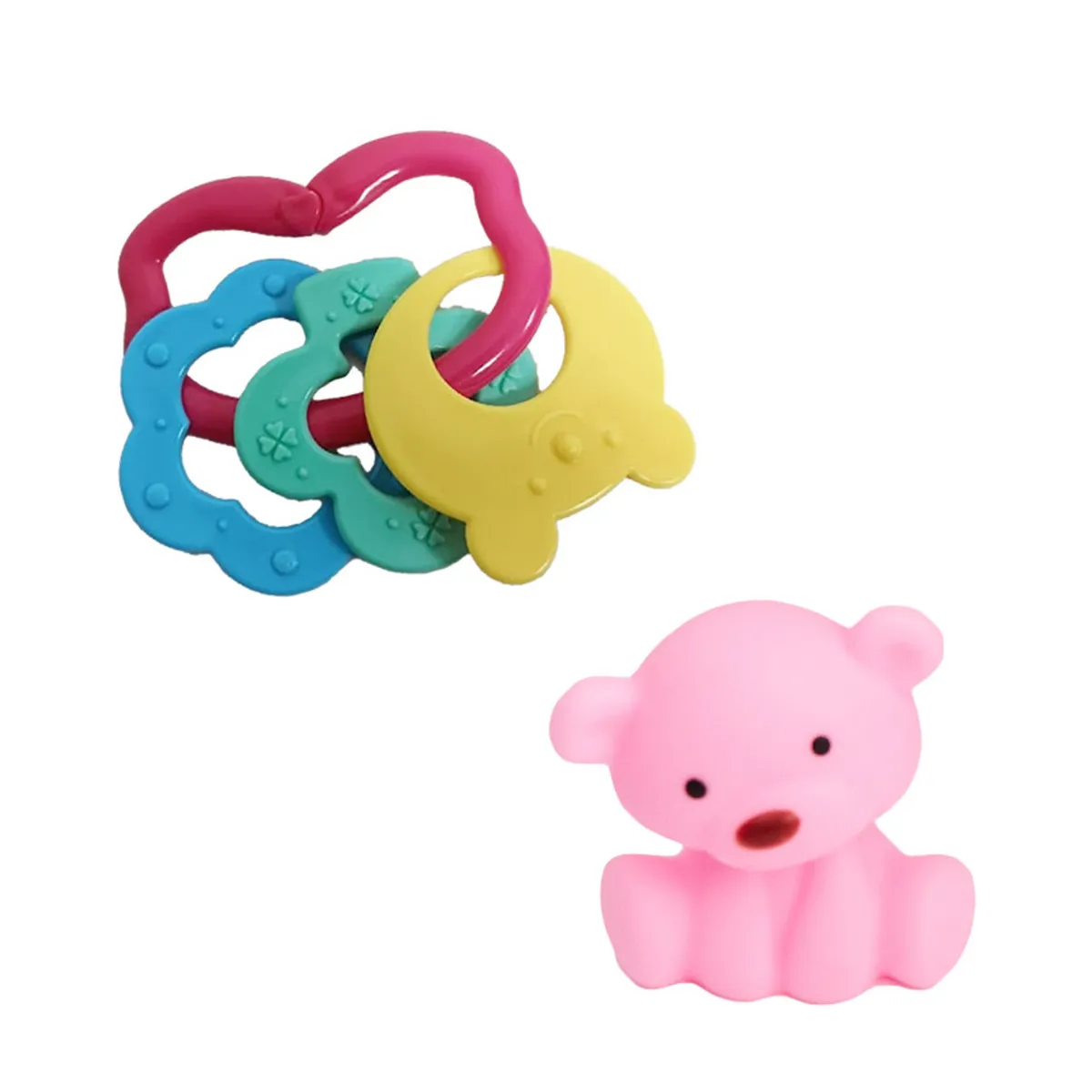 LITTLE DOLPHIE - Juguete Muñeca Bebé 23 cm con Sonajero