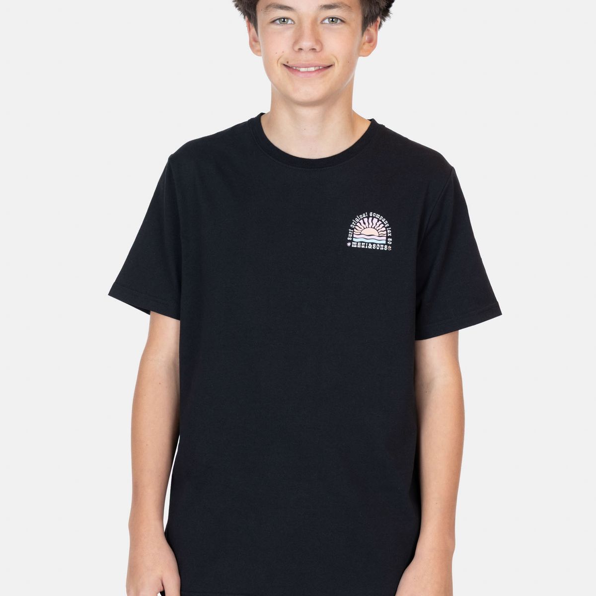 MAUI AND SONS - Polera MC Beats Negro Infantil Maui And Sons - Negro