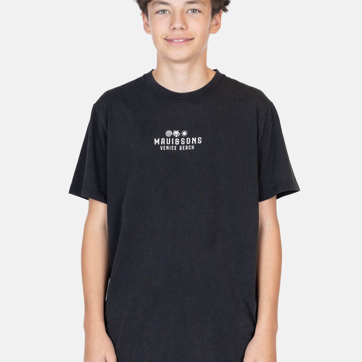 MAUI AND SONS - Polera MC CityRush Negro Infantil Maui And Sons - Negro