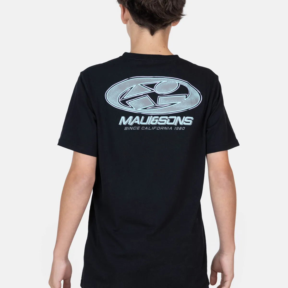 MAUI AND SONS - Polera MC HelioFit Negro Infantil Maui And Sons - Negro