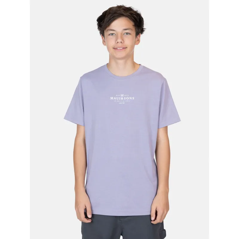 MAUI AND SONS - Polera MC MarLibre Morado Infantil Maui And Sons - Morado