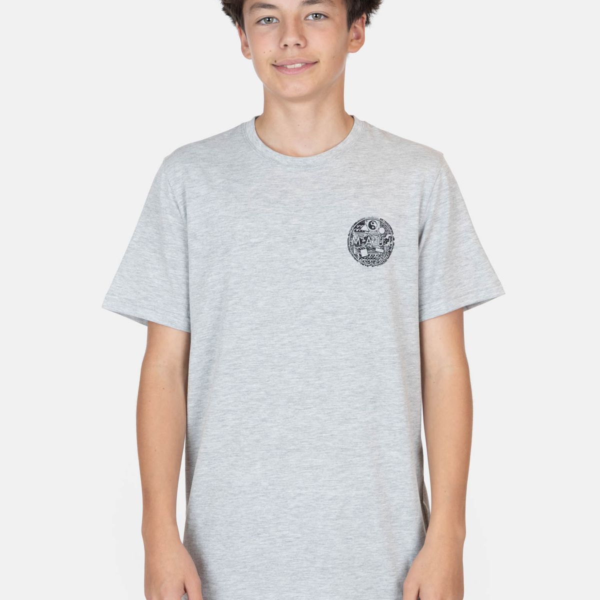 MAUI AND SONS - Polera MC Isla Gris Infantil Maui And Sons - Gris