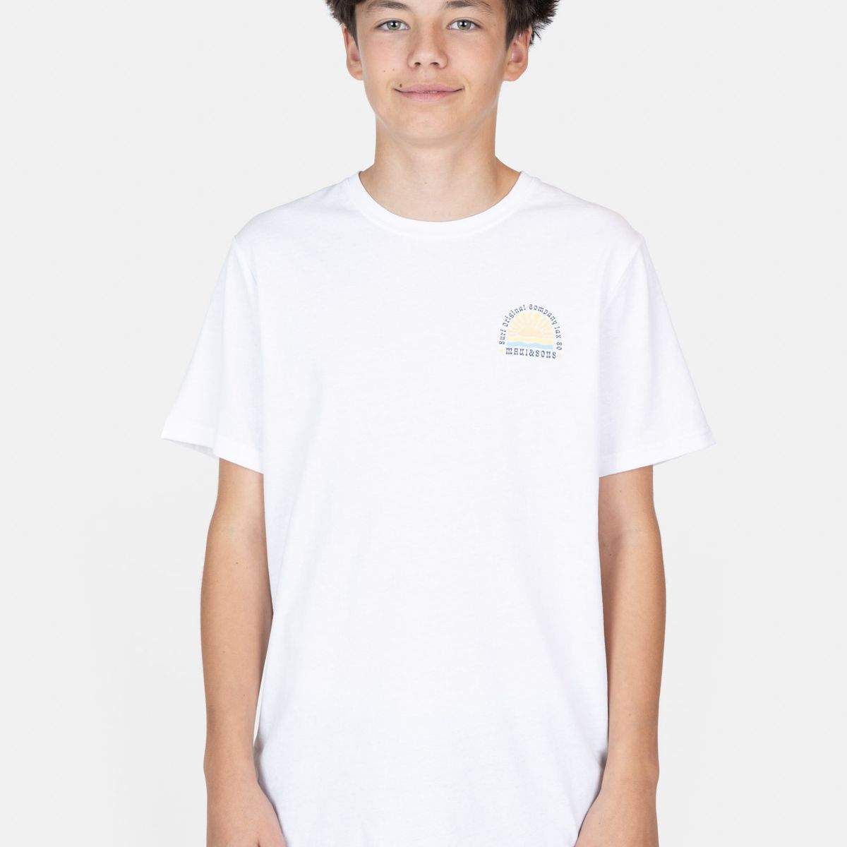 MAUI AND SONS - Polera MC Beats Blanco Infantil Maui And Sons - Blanco