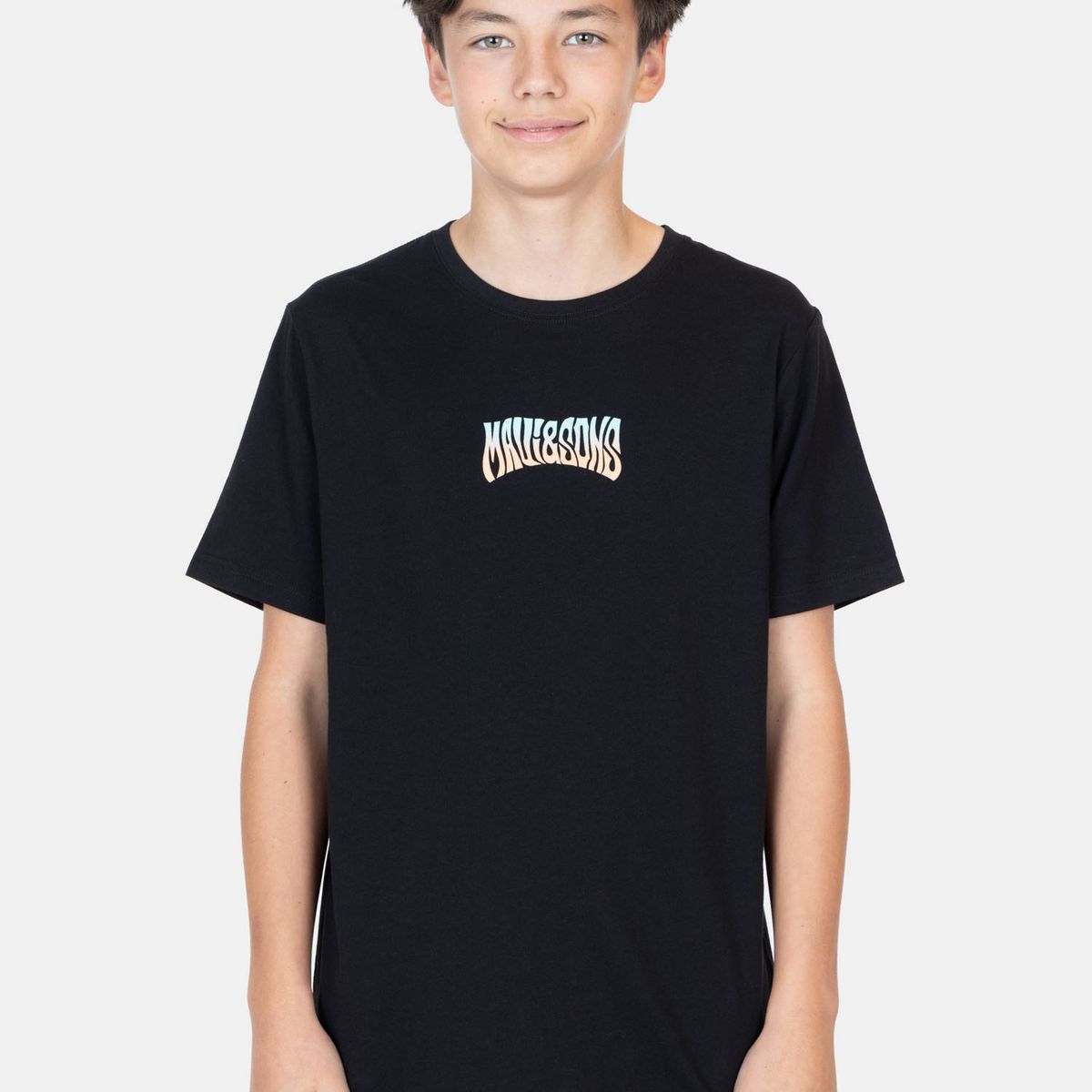 MAUI AND SONS - Polera MC BoardSkin Negro Infantil Maui And Sons - Negro