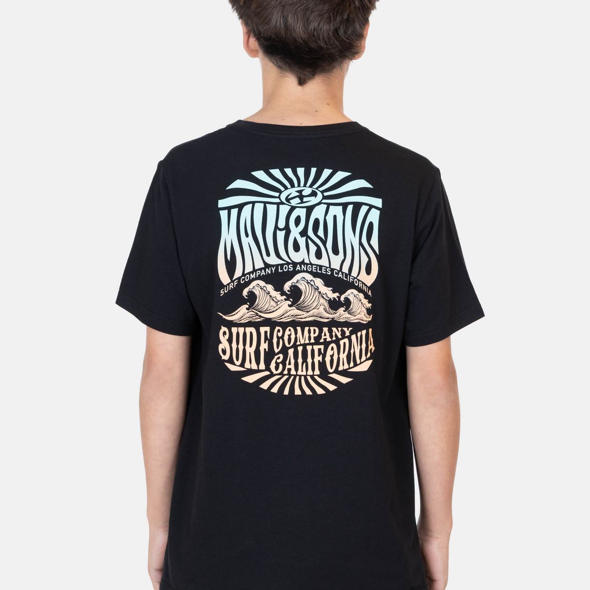 MAUI AND SONS - Polera MC BoardSkin Negro Infantil Maui And Sons - Negro