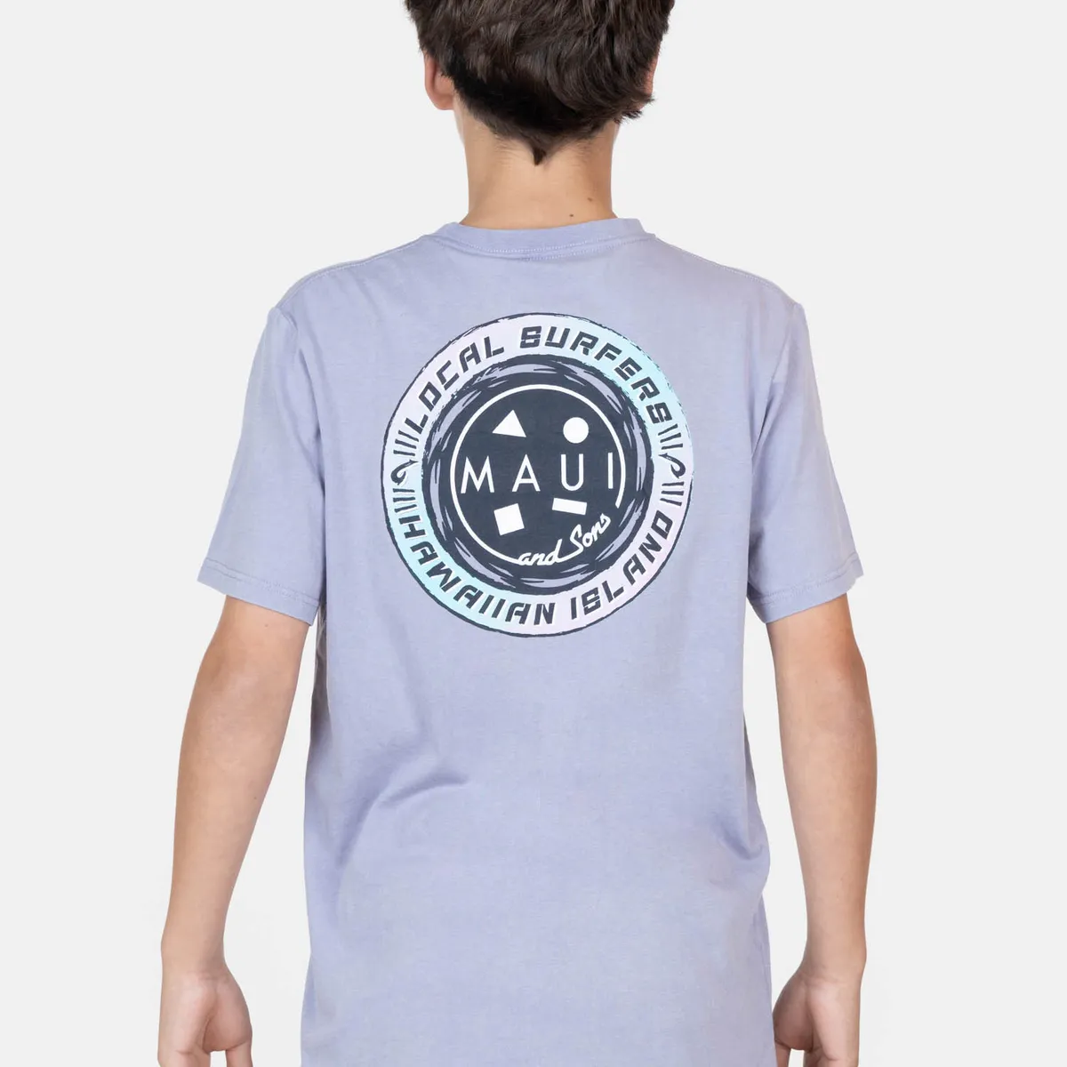 MAUI AND SONS - Polera MC FlowAxis Morado Infantil Maui And Sons - Morado