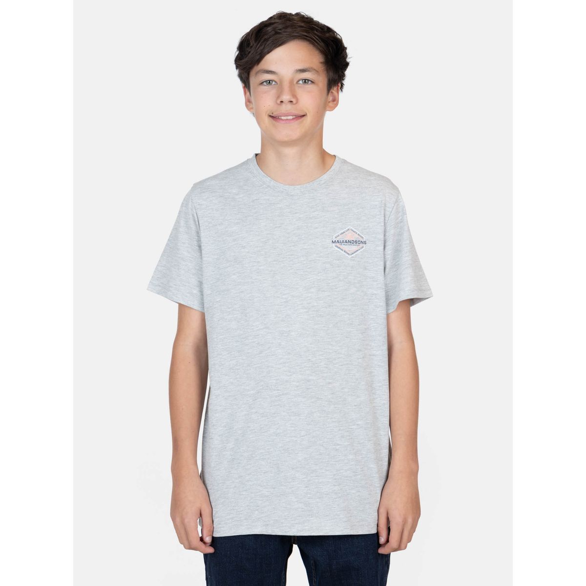MAUI AND SONS - Polera MC Agua Gris Infantil Maui And Sons - Gris