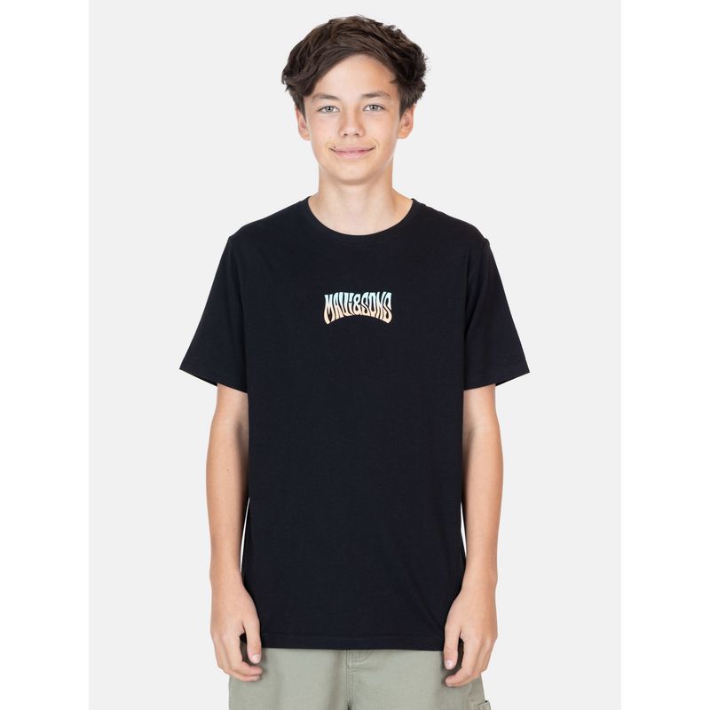 MAUI AND SONS - Polera MC BoardSkin Negro Infantil Maui And Sons - Negro