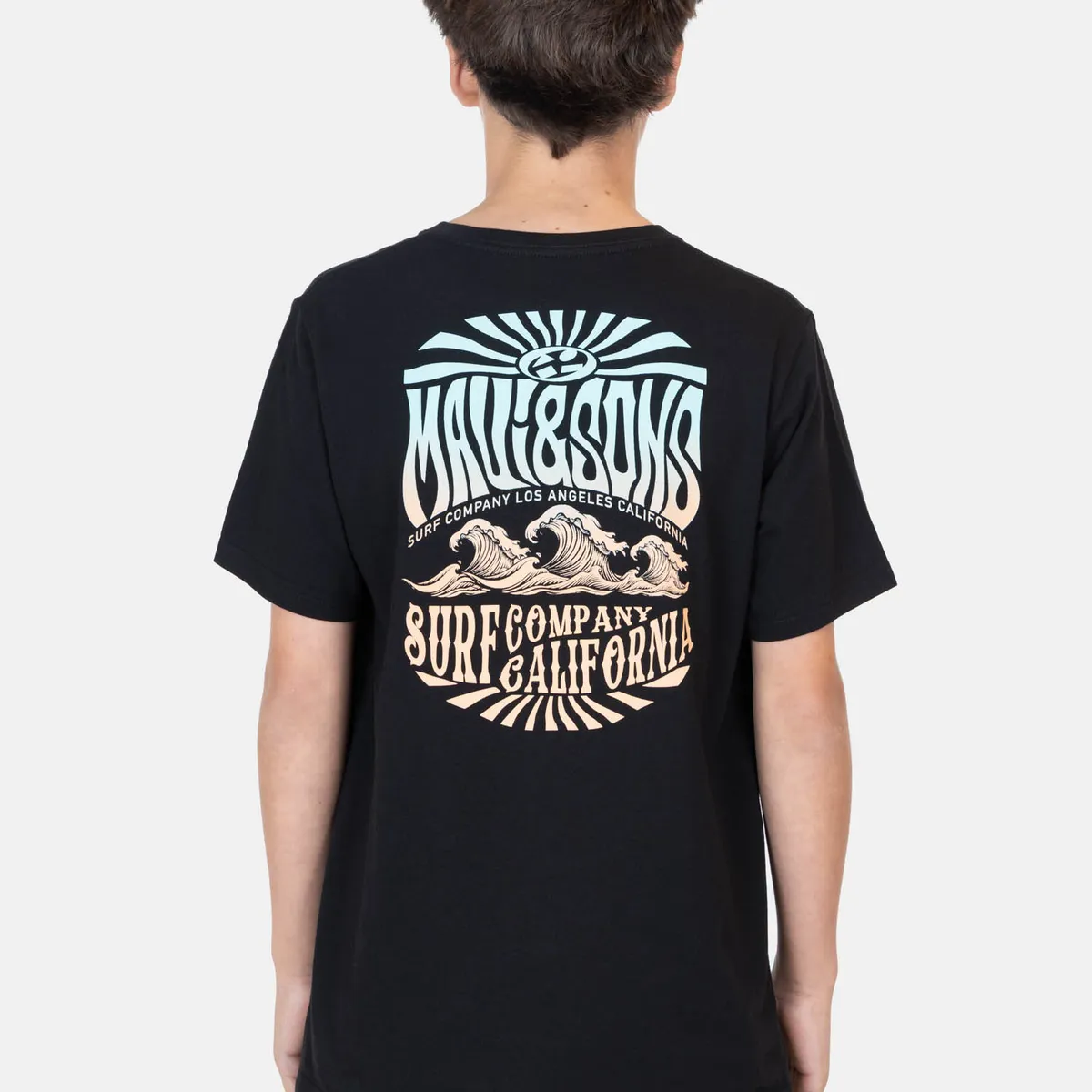 MAUI AND SONS - Polera MC BoardSkin Negro Infantil Maui And Sons - Negro