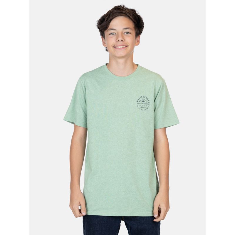 MAUI AND SONS - Polera MC Eclipse Verde Infantil Maui And Sons - Verde