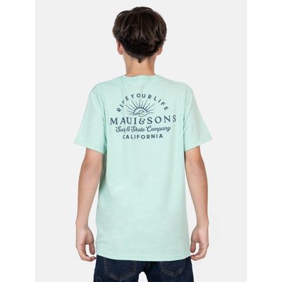 Imagen 2 del producto Polera MC Cielo Playero Verde Infantil - Verde