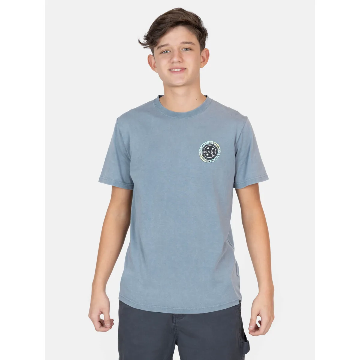 MAUI AND SONS - Polera MC FlowAxis Gris Infantil Maui And Sons - Gris