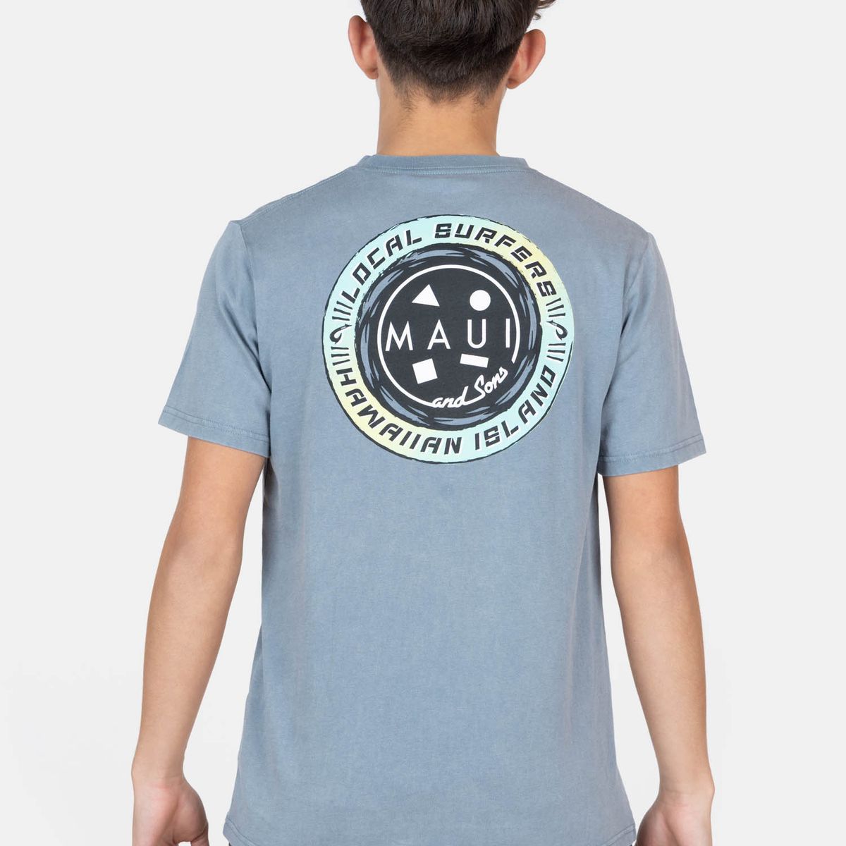 MAUI AND SONS - Polera MC FlowAxis Gris Infantil Maui And Sons - Gris