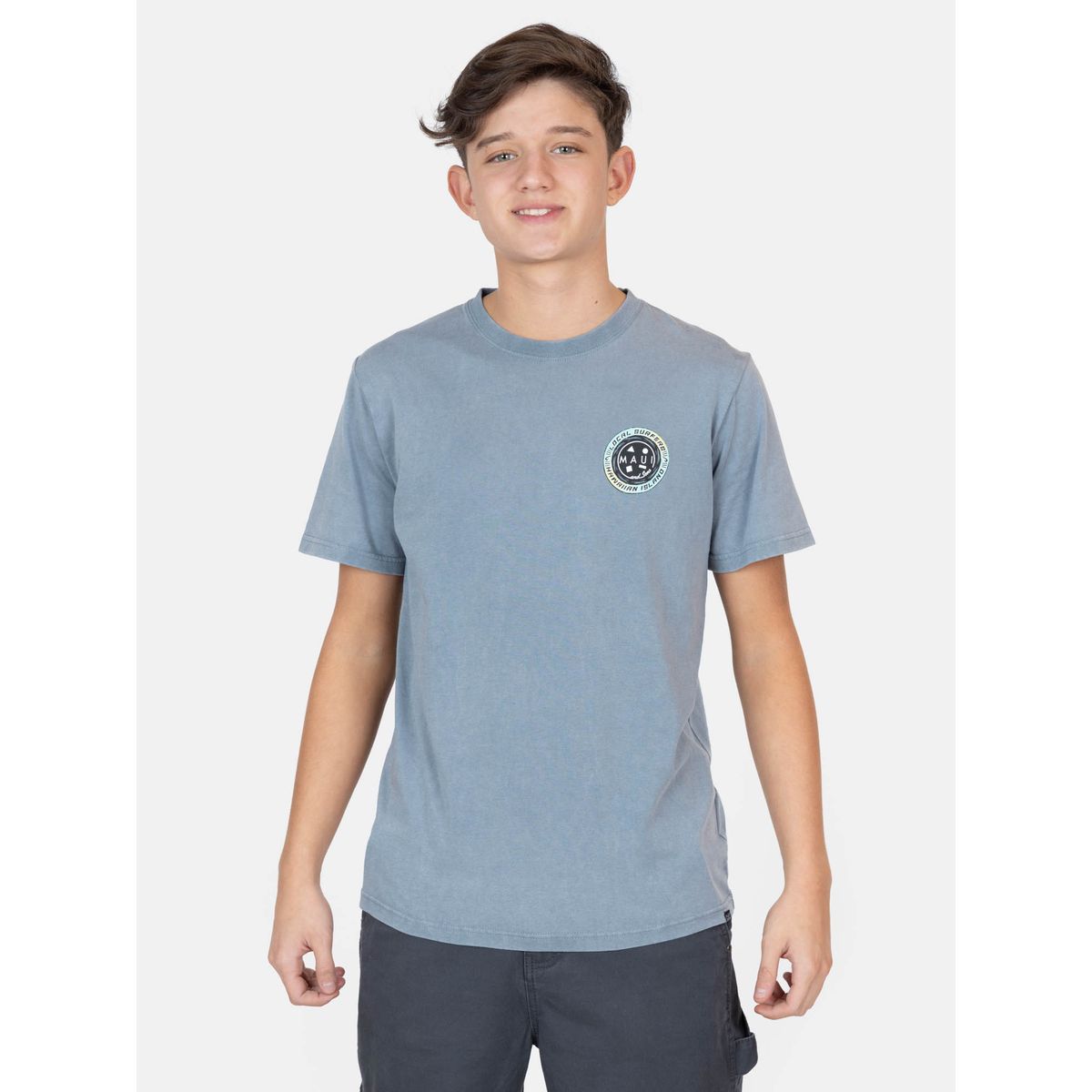 MAUI AND SONS - Polera MC FlowAxis Gris Infantil Maui And Sons - Gris