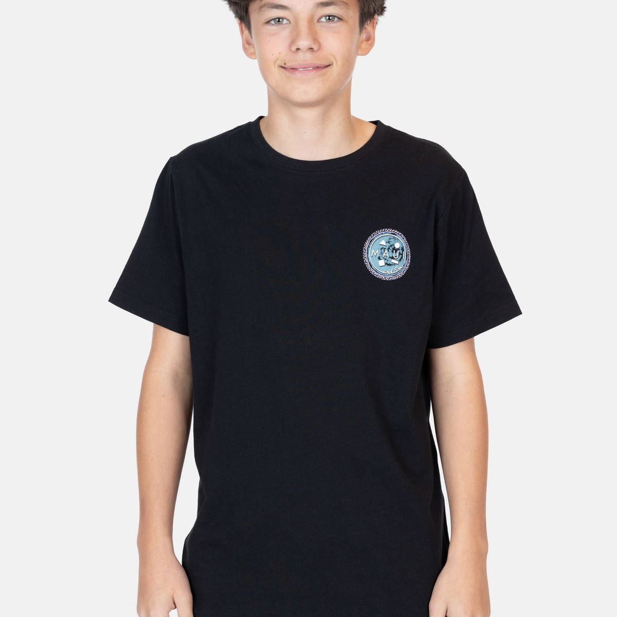 MAUI AND SONS - Polera MC Marealux Negro Infantil Maui And Sons - Negro