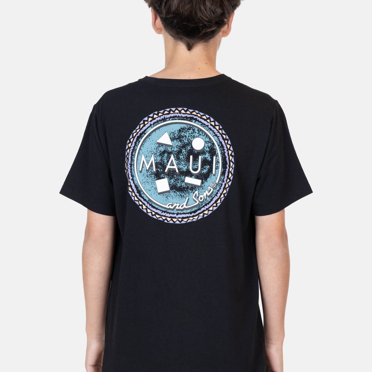 MAUI AND SONS - Polera MC Marealux Negro Infantil Maui And Sons - Negro