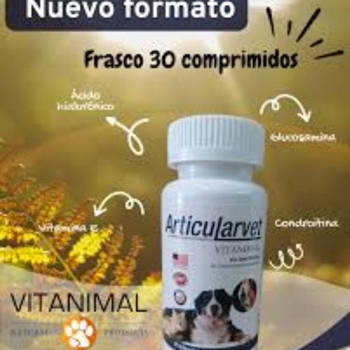 GENERICO - Articularvet Suplemento Articular x30 Comprimidos Perros