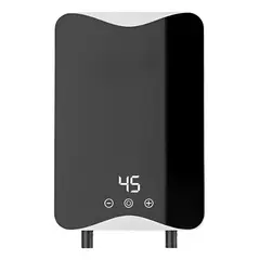 MUNDO MAGIA - Calentador De Agua Eléctrico Instantáneo Para Duchas Baño Color Negro
