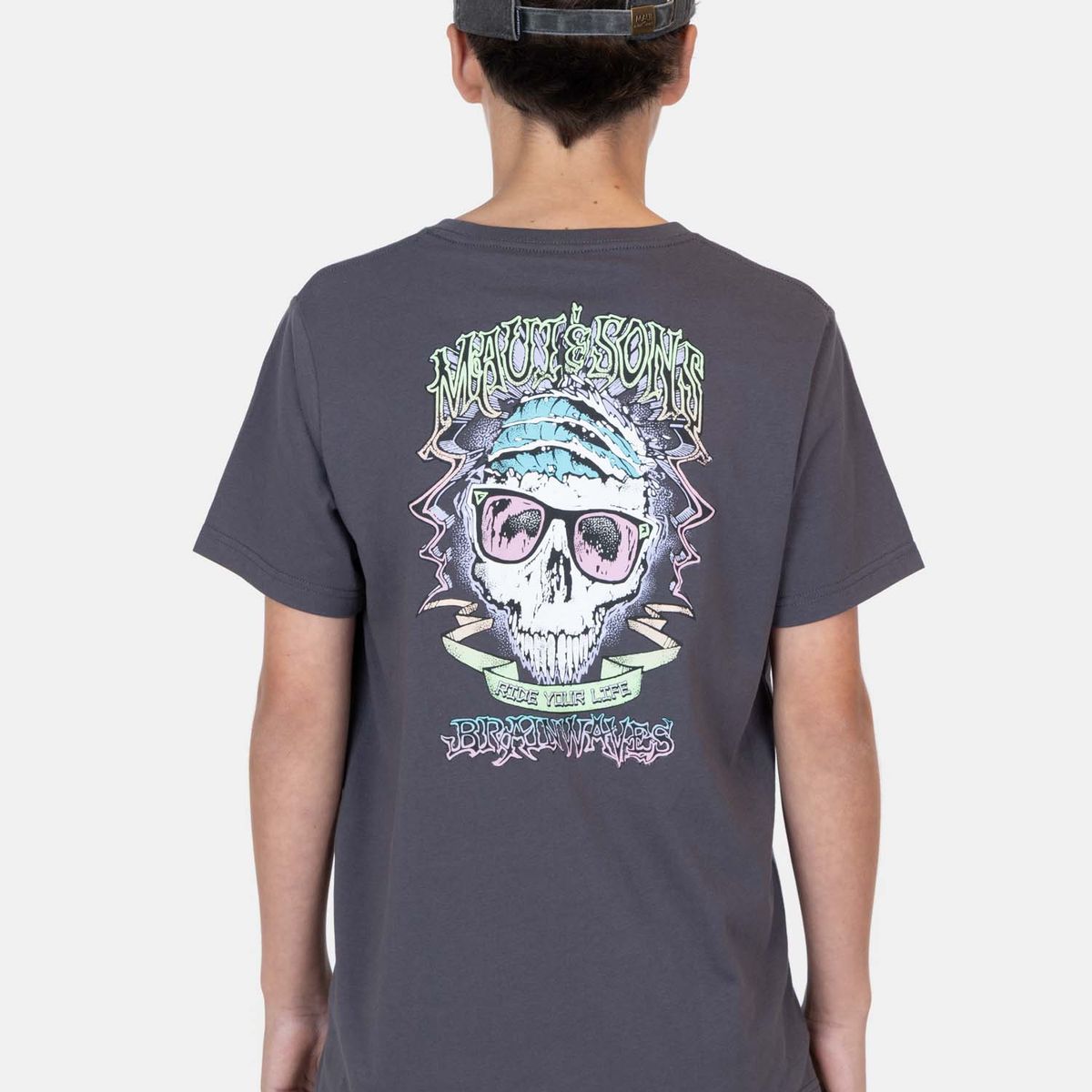 MAUI AND SONS - Polera MC SeaSnaps Gris Infantil Maui And Sons - Gris