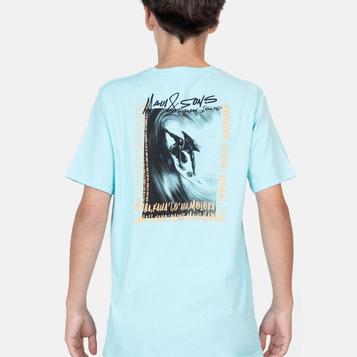 MAUI AND SONS - Polera MC SolRise Celeste Infantil Maui And Sons - Celeste