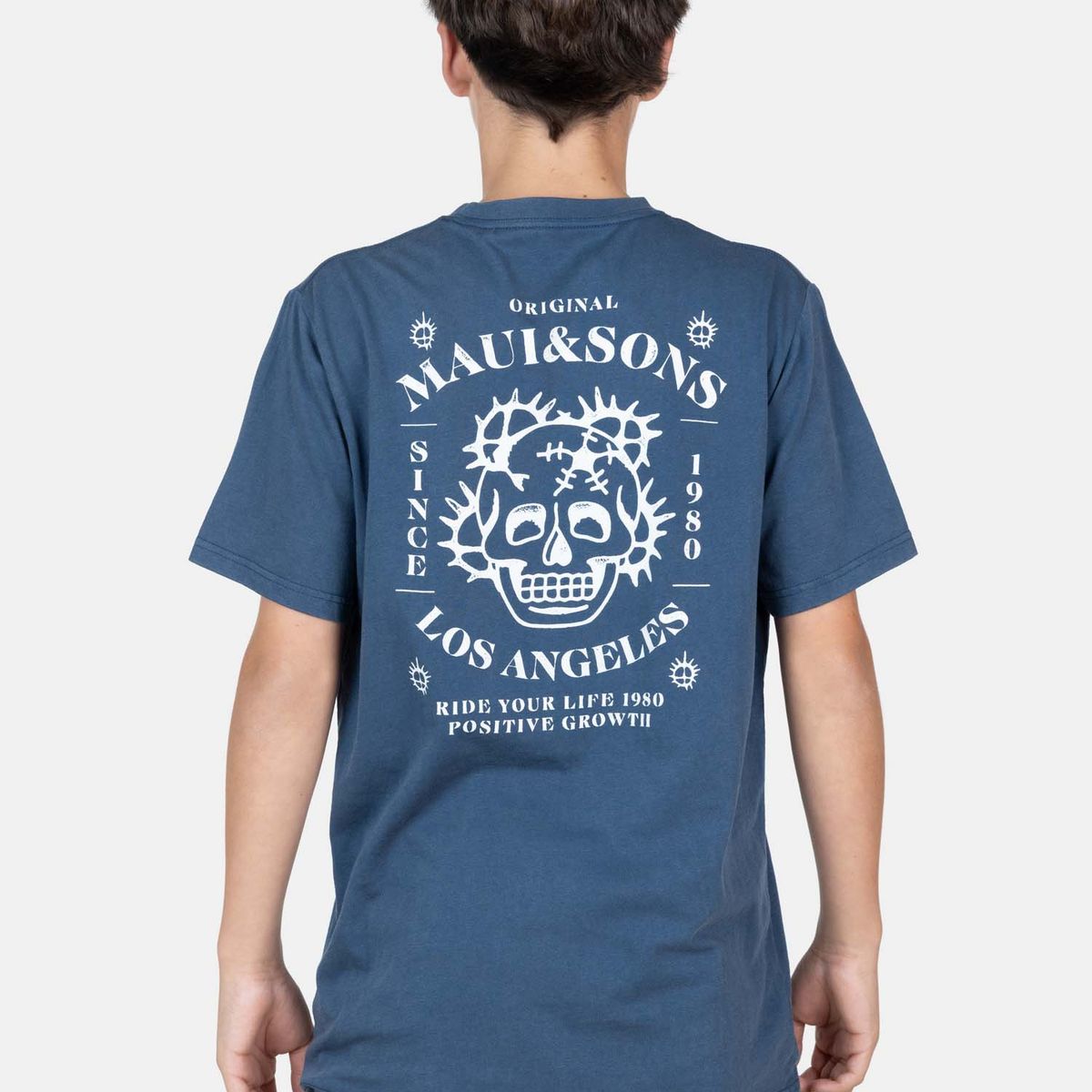 MAUI AND SONS - Polera MC SolSkyn Azul Infantil Maui And Sons - Azul