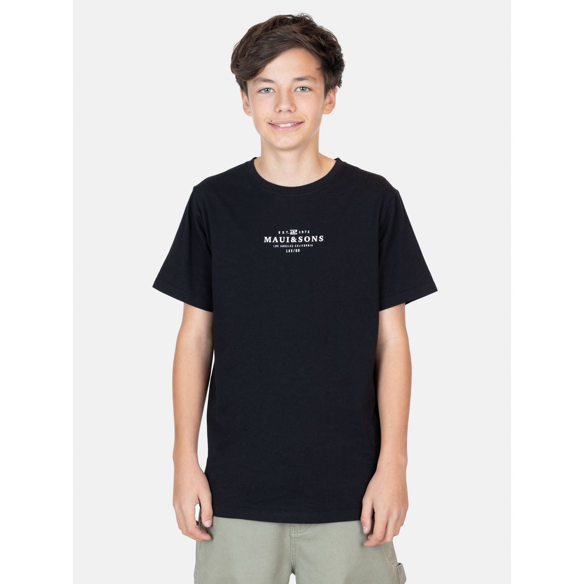 MAUI AND SONS - Polera MC Negro Infantil Maui And Sons - Negro
