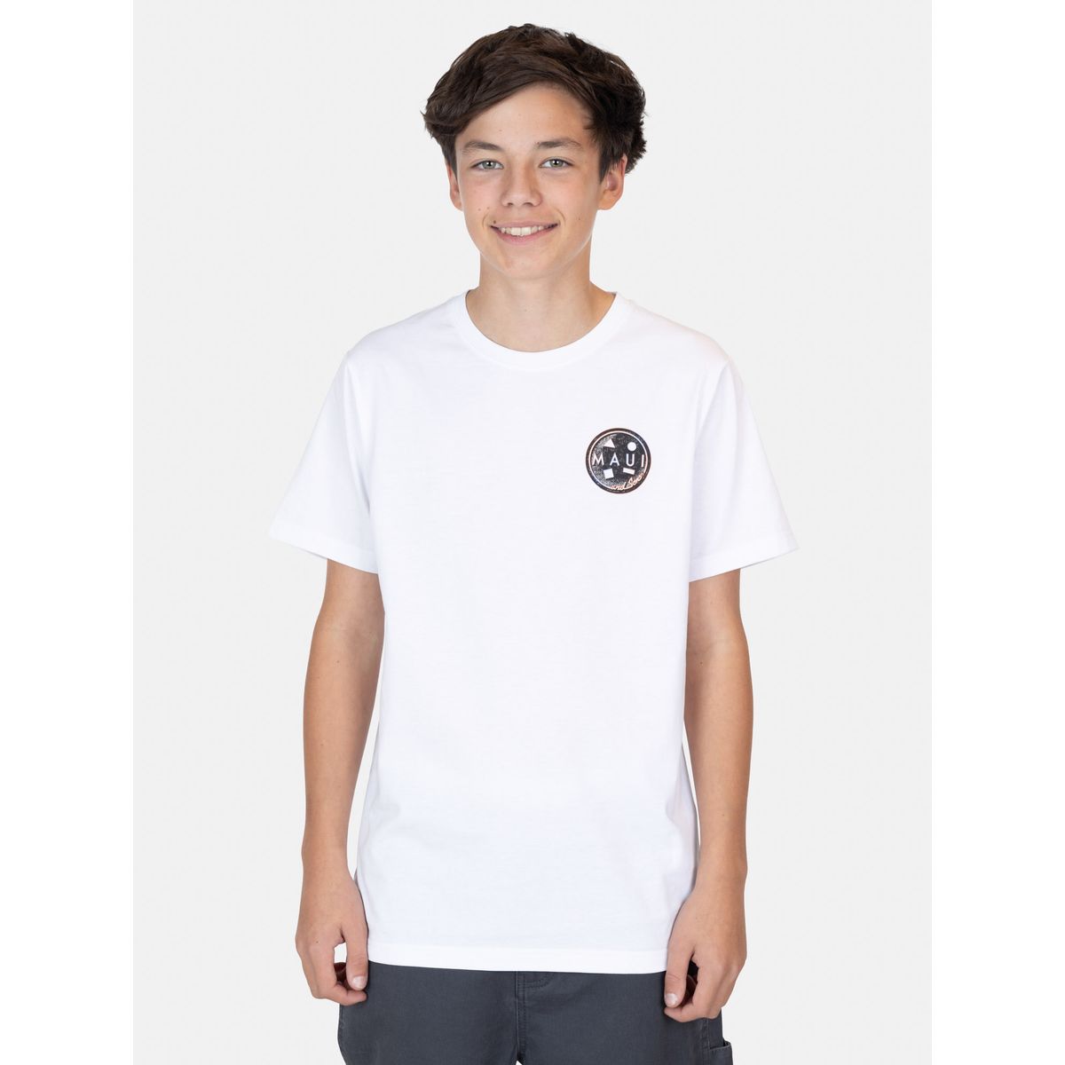 MAUI AND SONS - Polera MC OlaFit Blanco Infantil Maui And Sons - Blanco