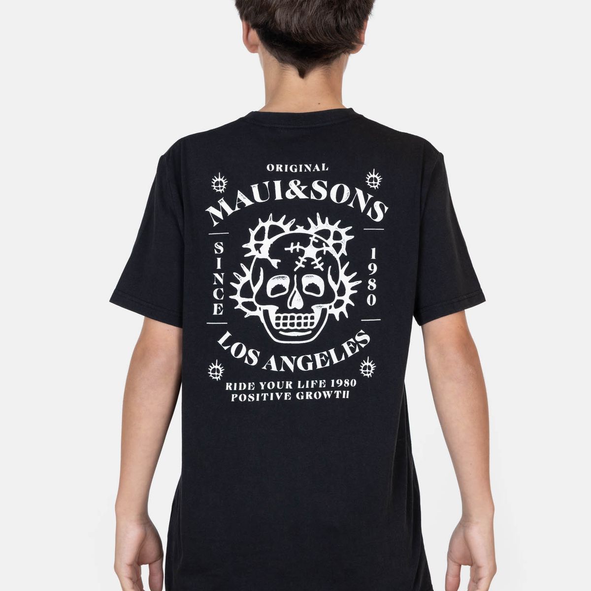 MAUI AND SONS - Polera MC SolSkyn Negro Infantil Maui And Sons - Negro