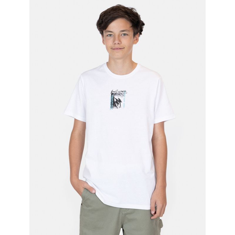 MAUI AND SONS - Polera MC SolRise Blanco Infantil Maui And Sons - Blanco