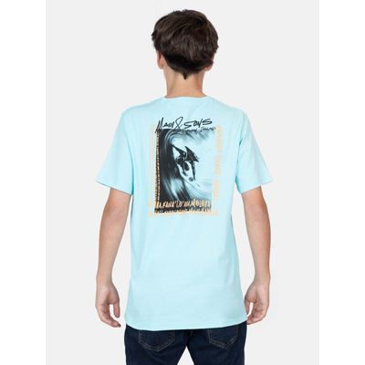 Imagen 2 del producto Polera MC SolRise Celeste Infantil - Celeste