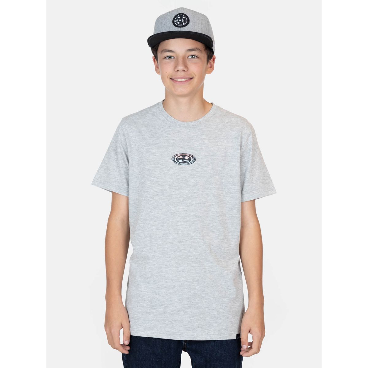 MAUI AND SONS - Polera MC SunRider Gris Infantil Maui And Sons - Gris
