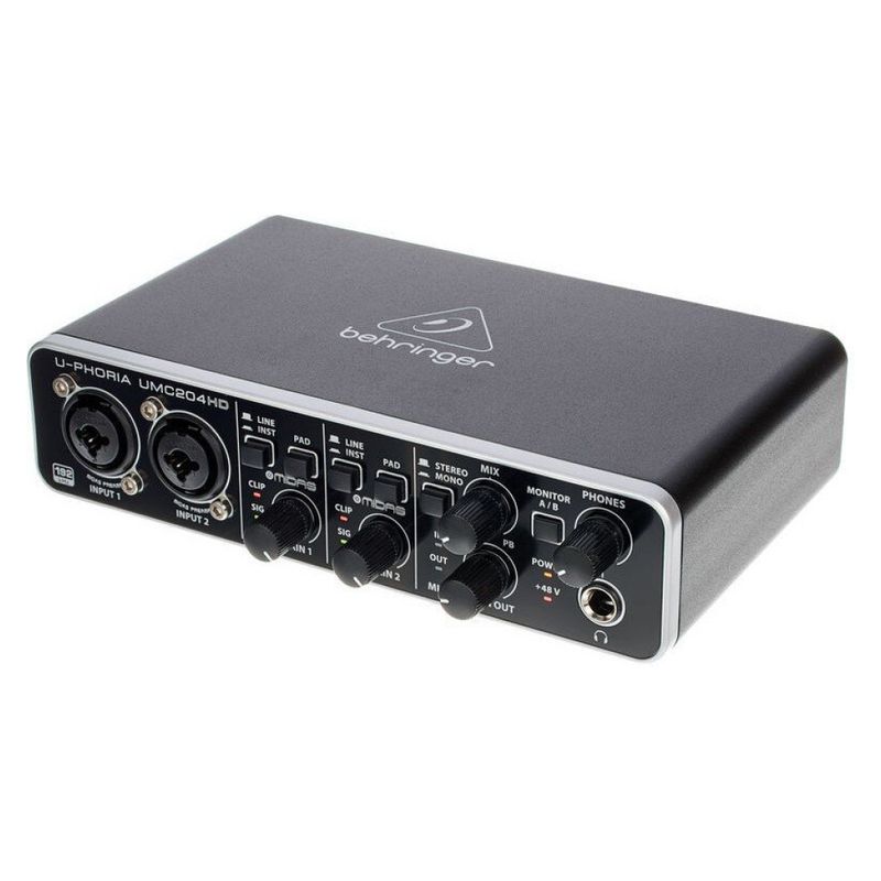 BEHRINGER - U-Phoria UMC204HD Interfaz de Audio USB