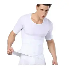 MPROPIA - Polera Compresión Hombre Faja Camiseta Reductora Hombre 779