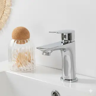 STRETTO - Monomando Llave Grifo Para Lavatorio Modelo Giorgio Marca
