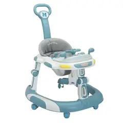MUNDO ONLINE - Andador Caminadora Bebe Plegable Autito con Sonido Celeste