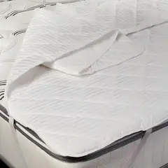 GENERICO - Cubre Colchón Microfibra TNT 1 Plaza Key Home Tamaño 90×200 cm