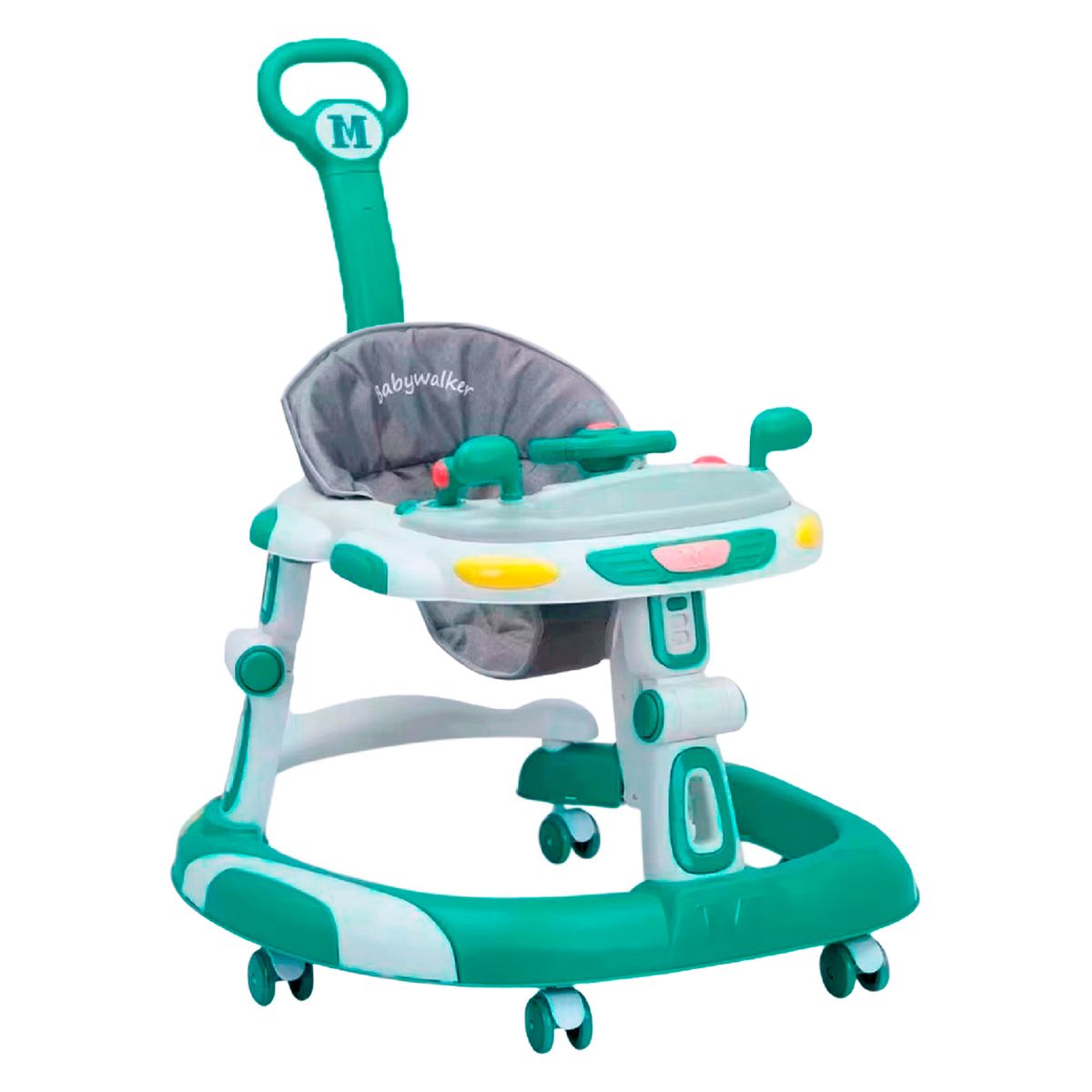 MON PETIT - Andador Caminadora Bebe Plegable Autito con Sonido Verde