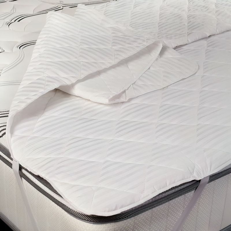 GENERICO - Cubre Colchón Microfibra TNT 1 Plaza  Key Home  Tamaño 90×200 cm