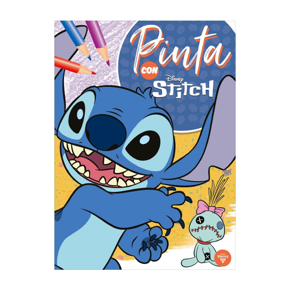 Editorial Vértice Libro para Pintar 32 páginas Stitch, marca VERTICE - Foto Principal