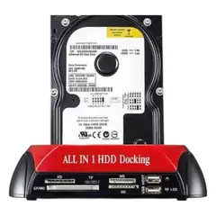 GENERICO - BASE DOCKING DISCO DURO EXTERNO 2.5-3.5 SATA USB 3.0 NC90