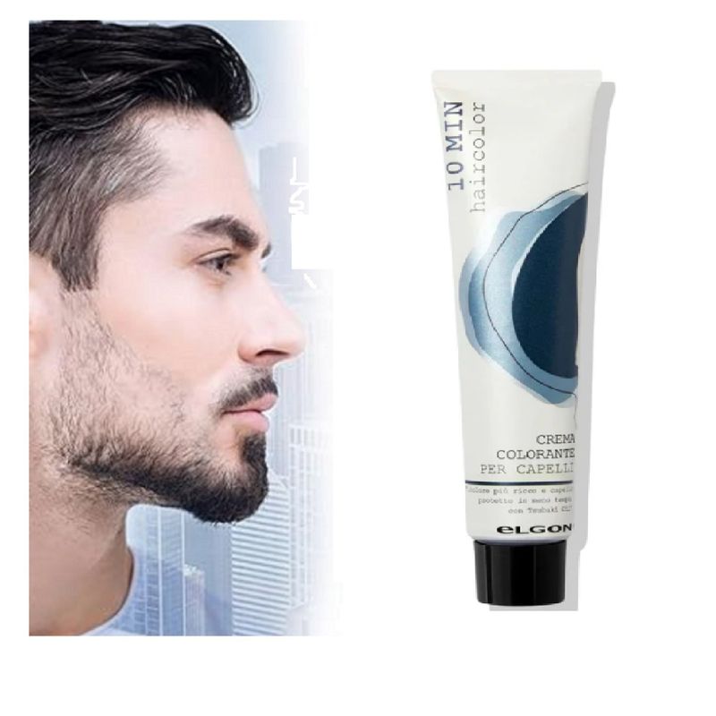 ELGON - KIT TINTURA HOMBRE COLORACIÓN RUBIO NATURAL  SIN AMONÍACO GEL ELGON.