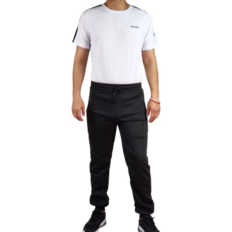 MPROPIA - Pantalón Buzo Hombre. Forro Polar. Jogger Slim Fit. 250