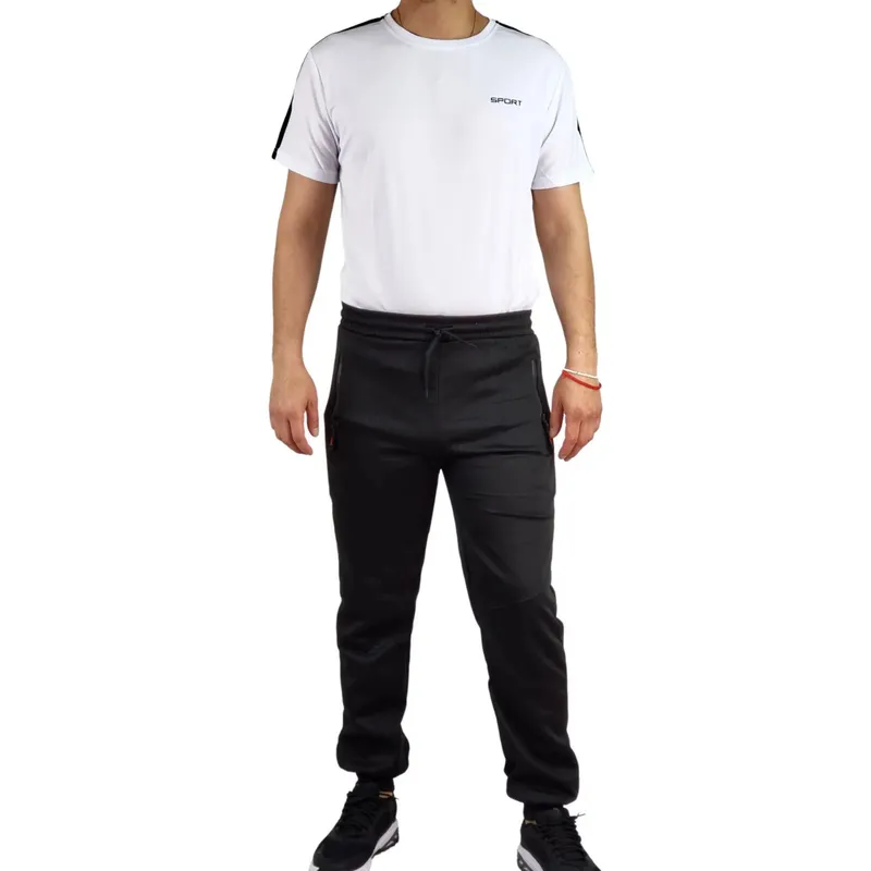 MPROPIA - Pantalón Buzo Hombre. Forro Polar. Jogger Slim Fit. 250