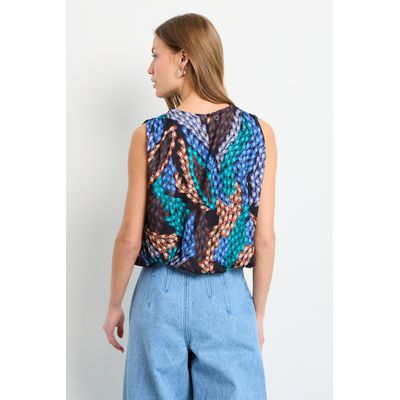 Imagen 2 del producto Blusas Sin Manga Mujer Negro