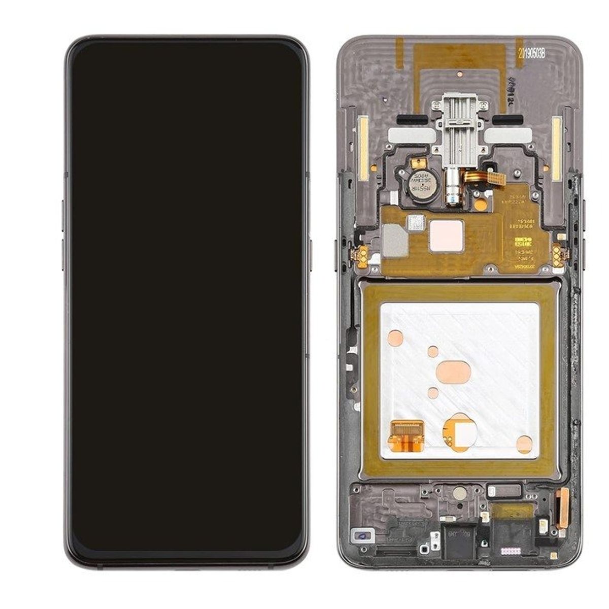 GENERICO - Pantalla LCD más Táctil Samsung Galaxy A80 negra ORI